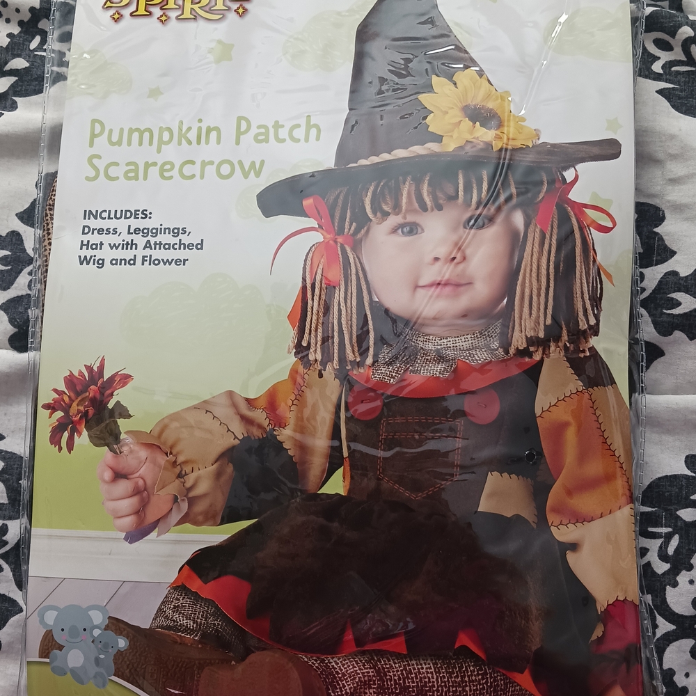 Pumpkin Patch Scarecrow Costume for Kids